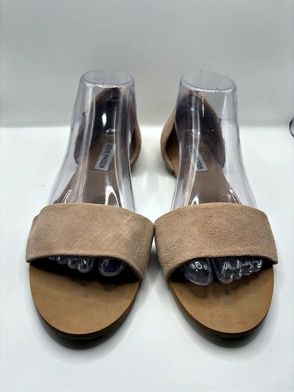 Steve Madden Suede Wedge Sandals in Brown Like New